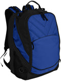 Port Authority Xcape Computer Backpack-Regular-Port Authority-Shock Blue/Black-Thread Logic