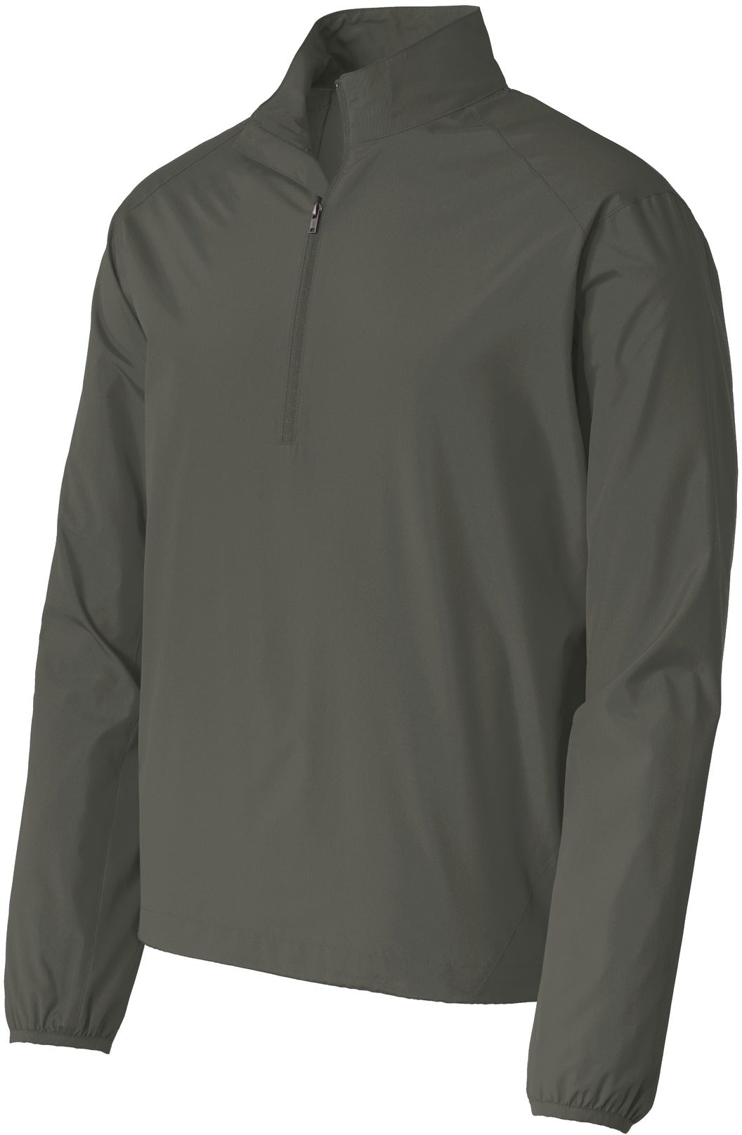 no-logo Port Authority Zephyr 1/2-Zip Pullover-Regular-Port Authority-Grey Steel-S-Thread Logic