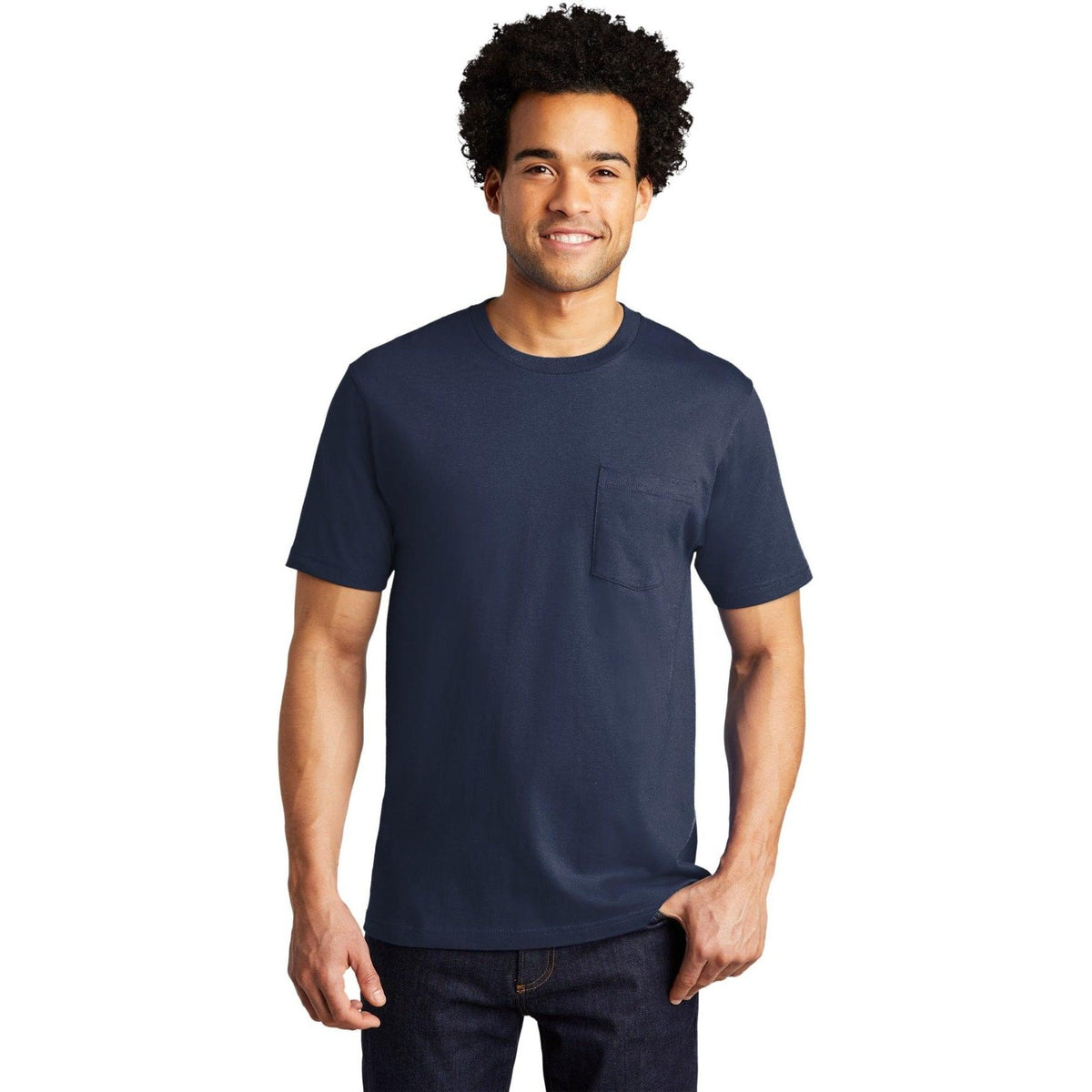 no-logo Port & Company Bouncer Pocket Tee-Regular-Port & Company-Thread Logic