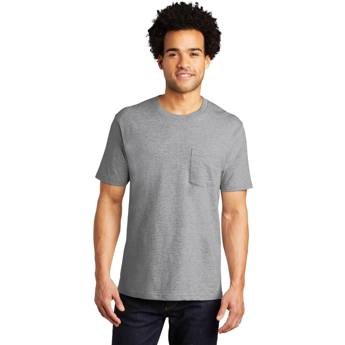 no-logo Port & Company Bouncer Pocket Tee-Regular-Port & Company-Thread Logic