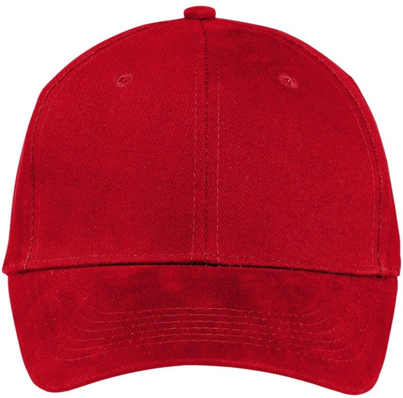 Port & Company Brushed Twill Cap-Regular-Port & Company-Red-OSFA-Thread Logic 