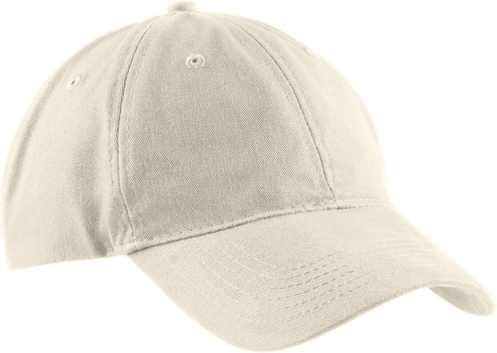 no-logo Port & Company Brushed Twill Low Profile Cap-Regular-Port & Company-Thread Logic 