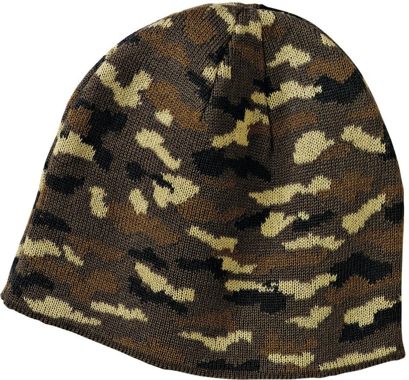 Port & Company Camo Beanie Cap-Regular-Port & Company-Military Camo-OSFA-Thread Logic 