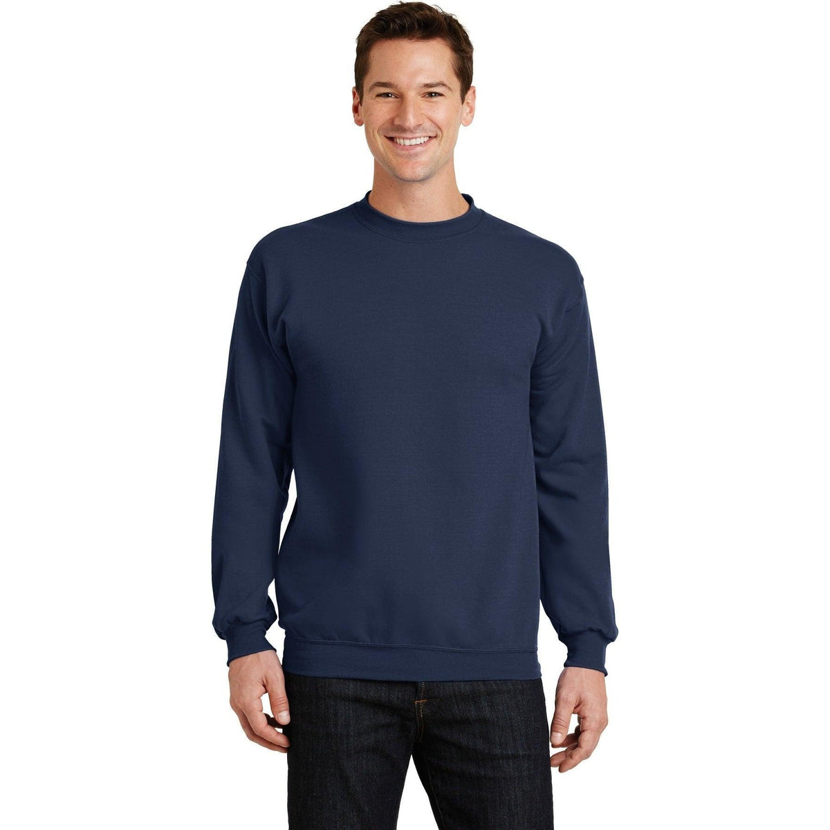 no-logo Port & Company Classic Crewneck Sweatshirt-Crewnecks-Port & Company-Thread Logic