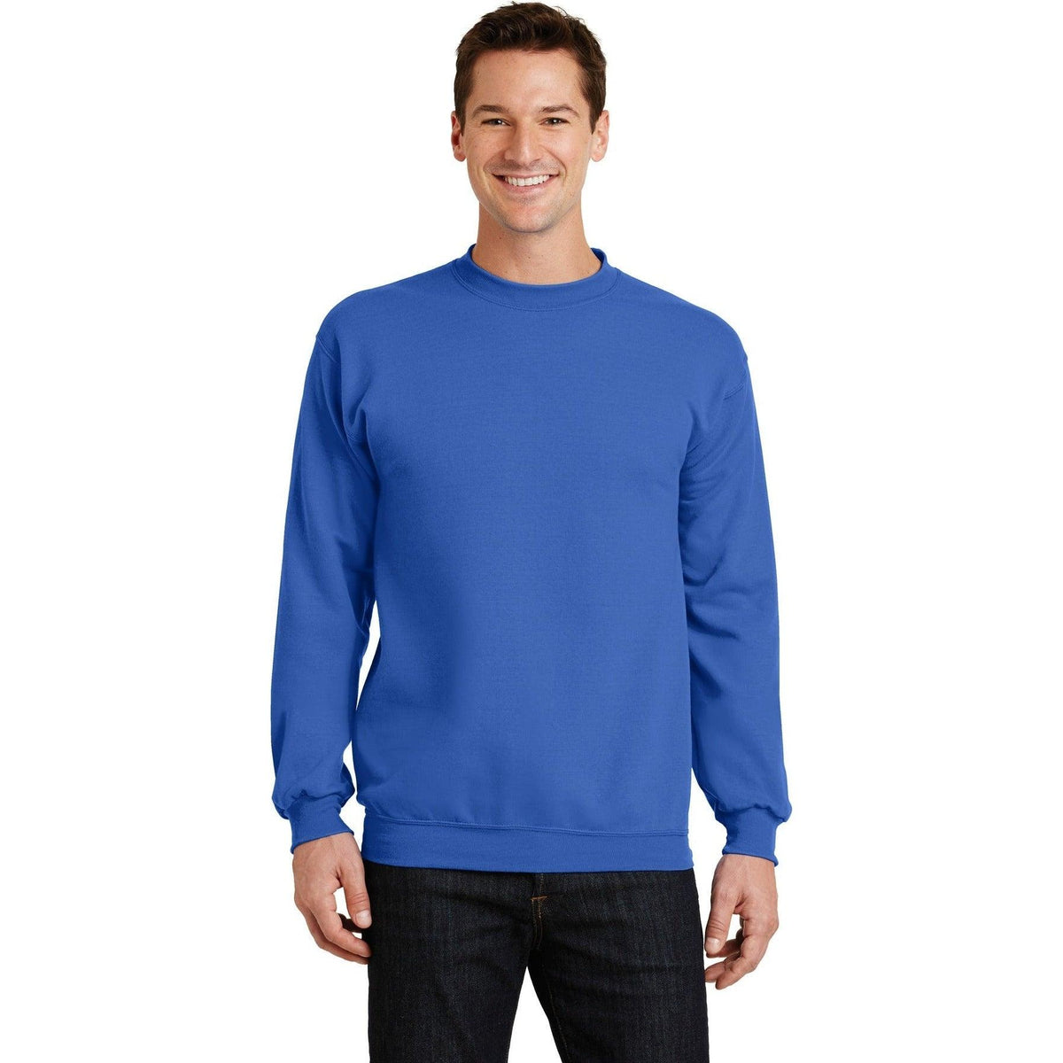 no-logo Port & Company Classic Crewneck Sweatshirt-Crewnecks-Port & Company-Thread Logic