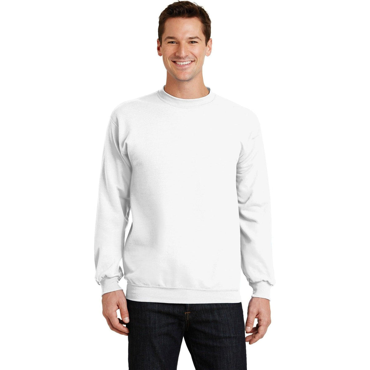 no-logo Port & Company Classic Crewneck Sweatshirt-Crewnecks-Port & Company-Thread Logic