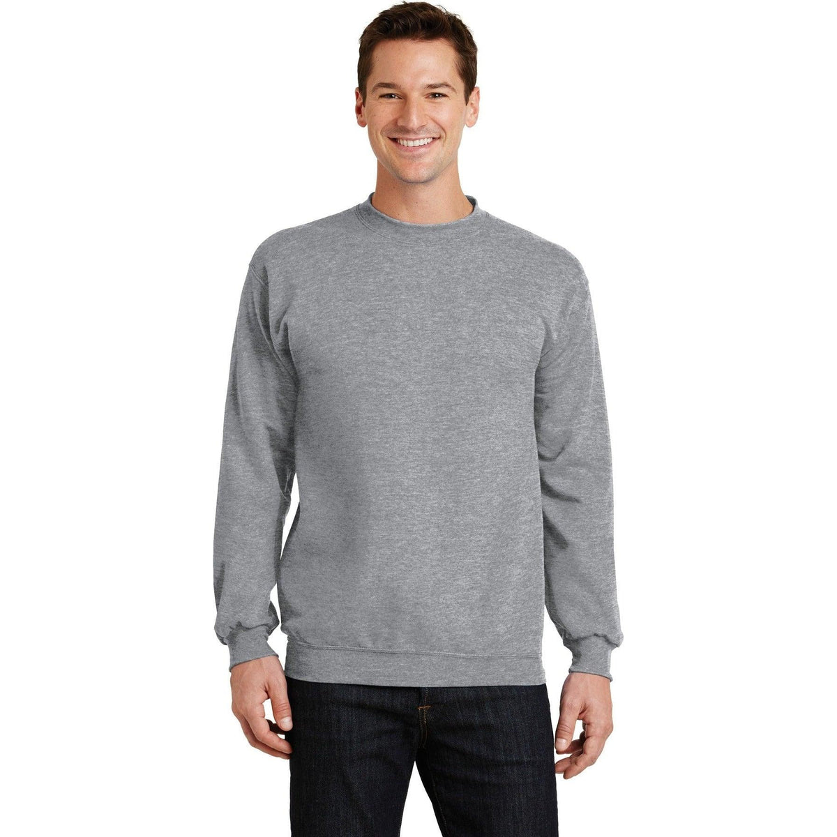 no-logo Port & Company Classic Crewneck Sweatshirt-Crewnecks-Port & Company-Thread Logic