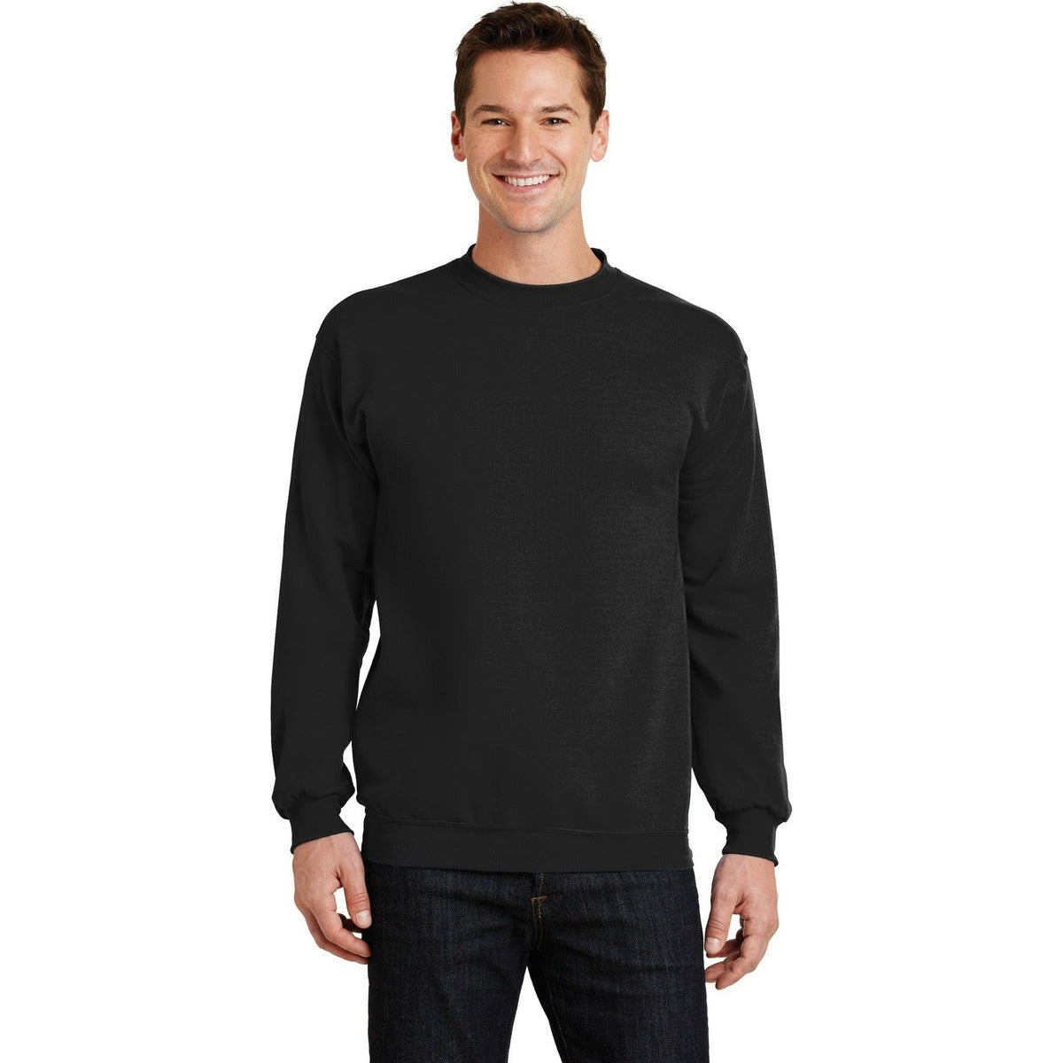 no-logo Port & Company Classic Crewneck Sweatshirt-Crewnecks-Port & Company-Thread Logic