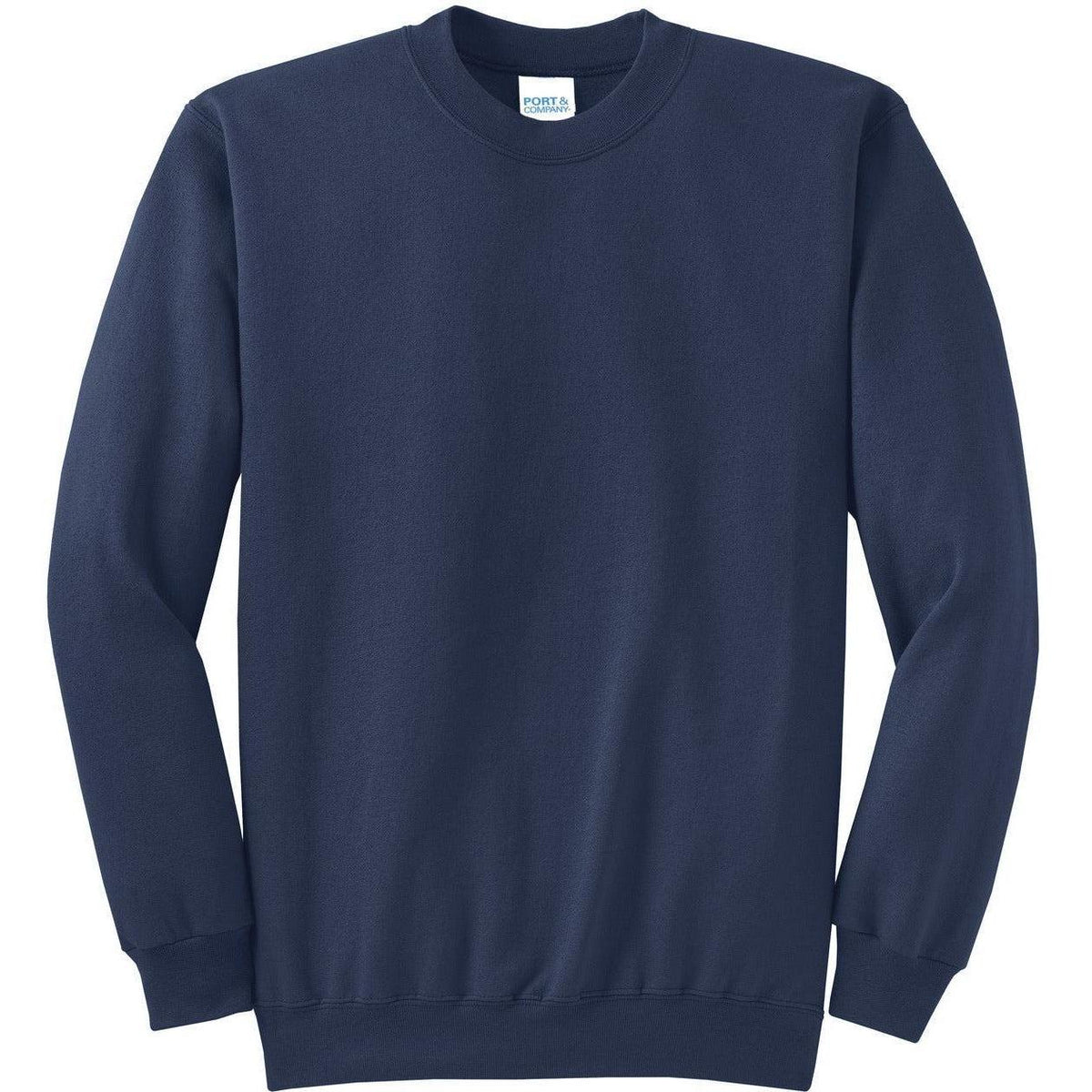 no-logo Port & Company Classic Crewneck Sweatshirt-Crewnecks-Port & Company-Navy-S-Thread Logic