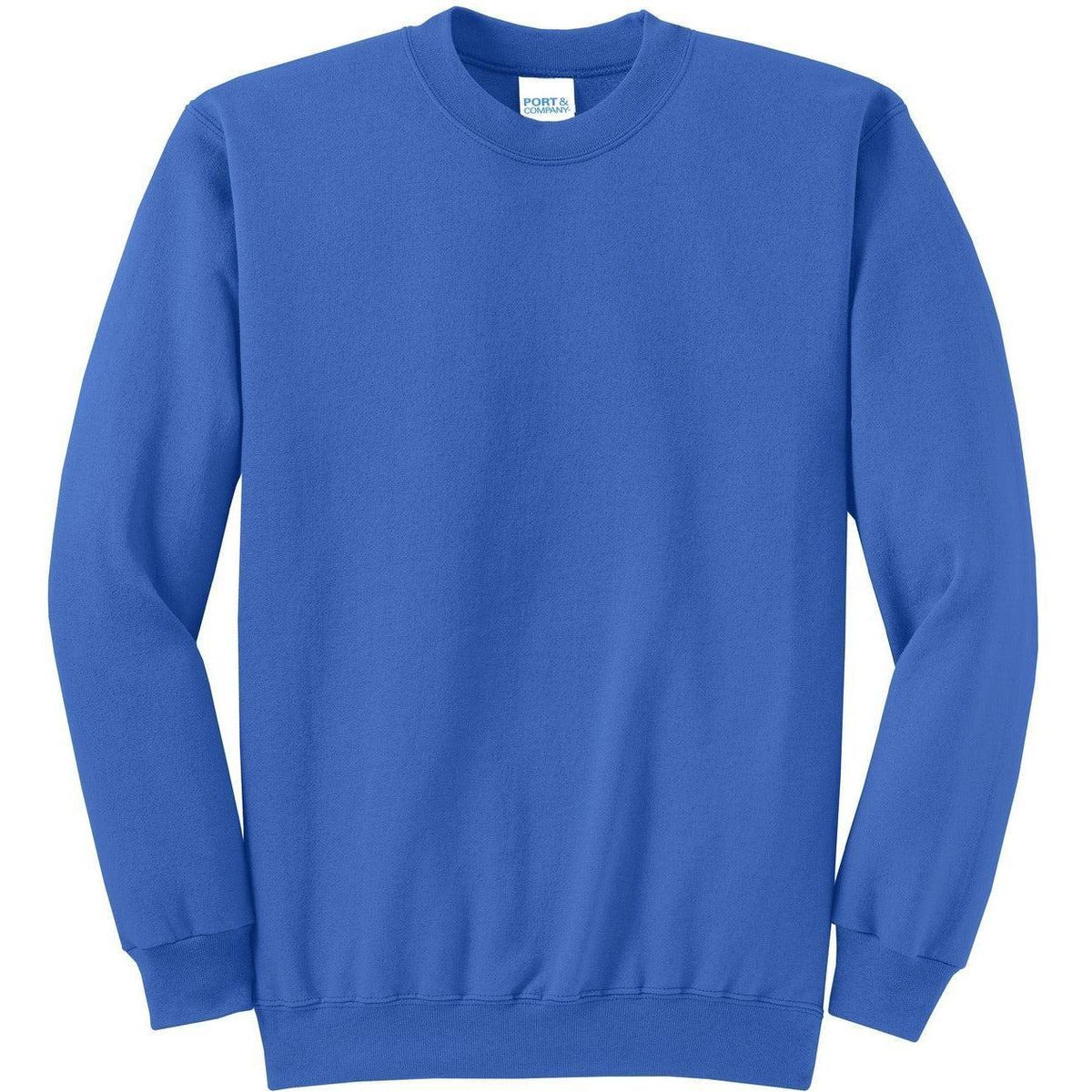 no-logo Port & Company Classic Crewneck Sweatshirt-Crewnecks-Port & Company-Royal-S-Thread Logic
