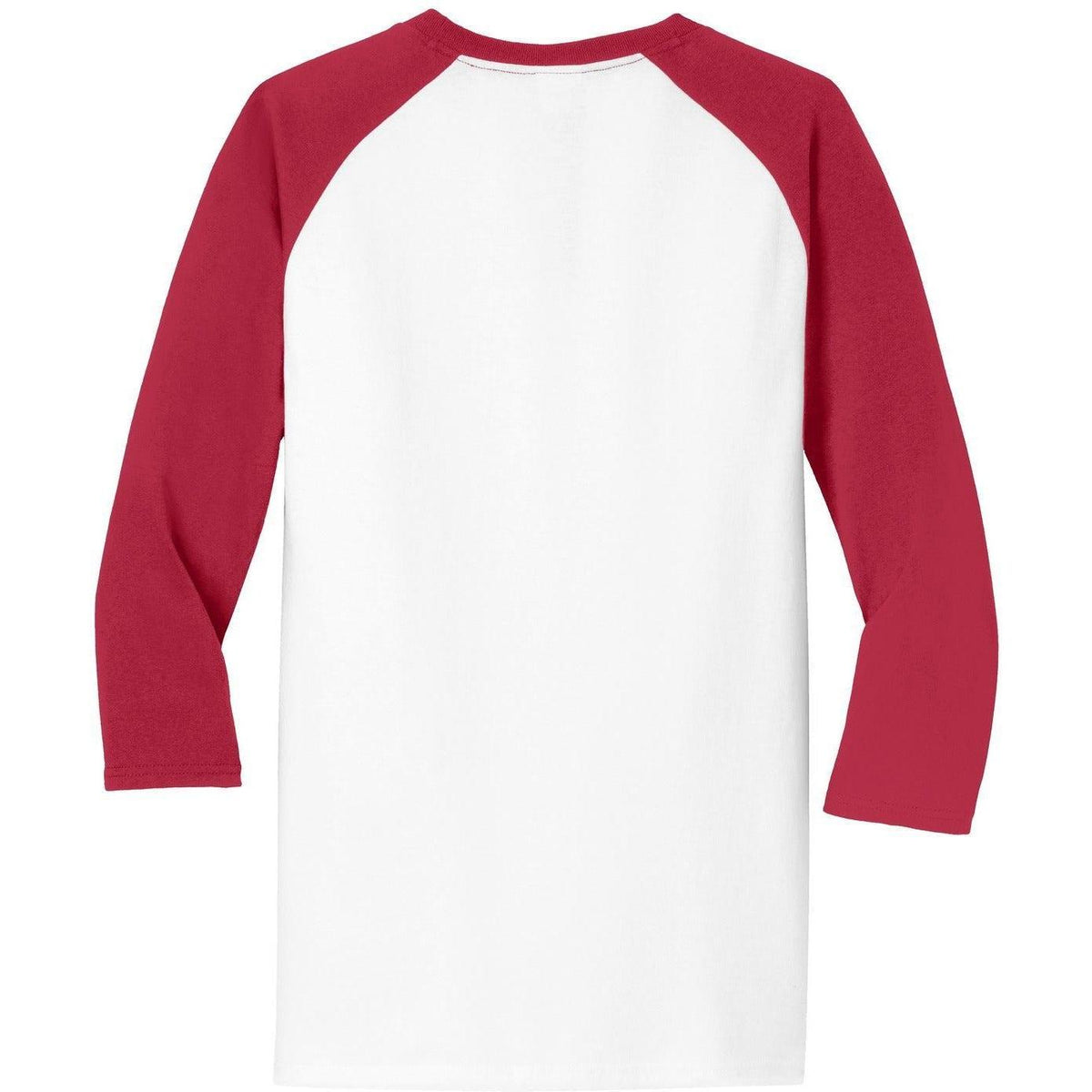 no-logo Port & Company Core Blend 3/4-Sleeve Raglan Tee-Regular-Port & Company-Thread Logic