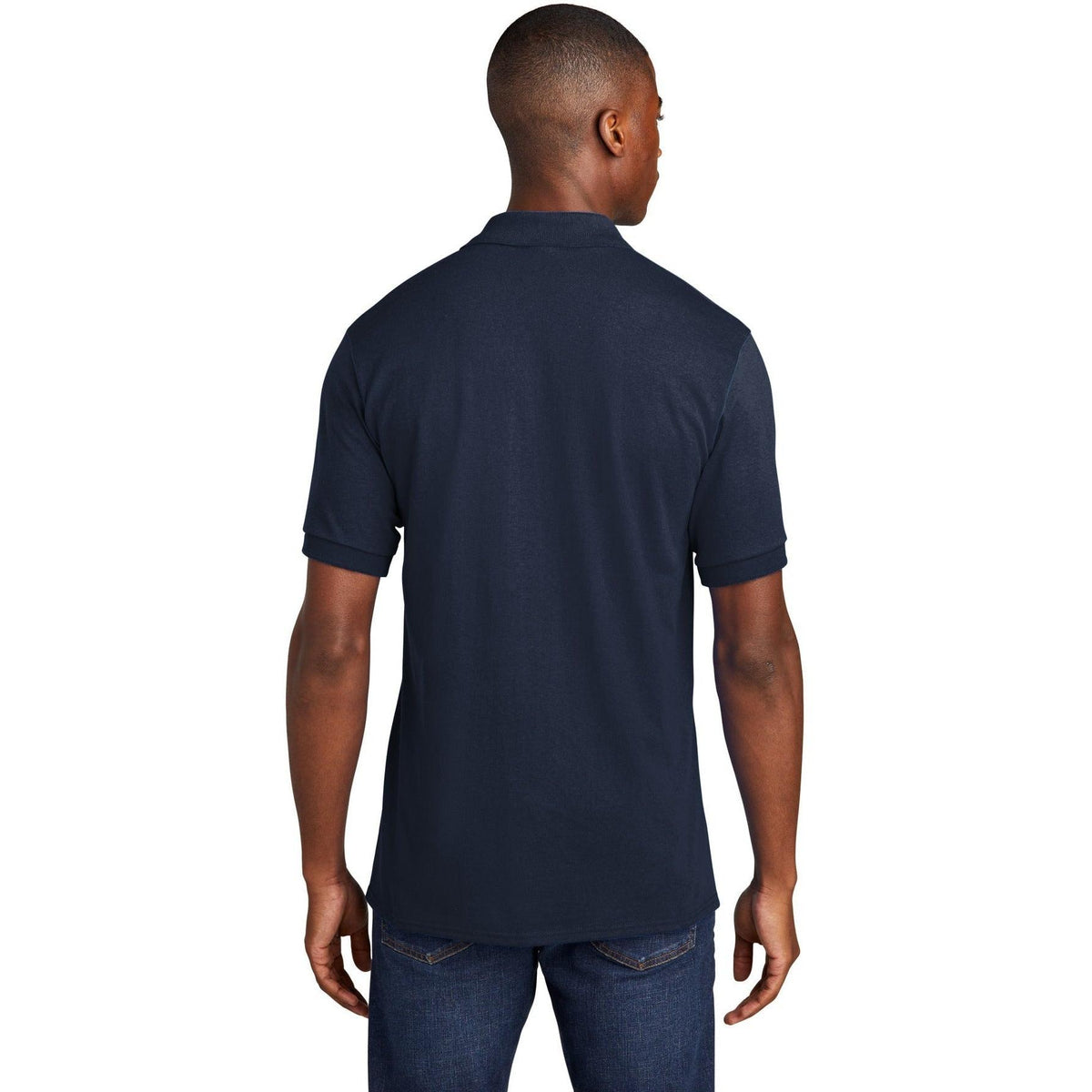 no-logo Port & Company Core Blend Jersey Knit Pocket Polo-Regular-Port & Company-Thread Logic