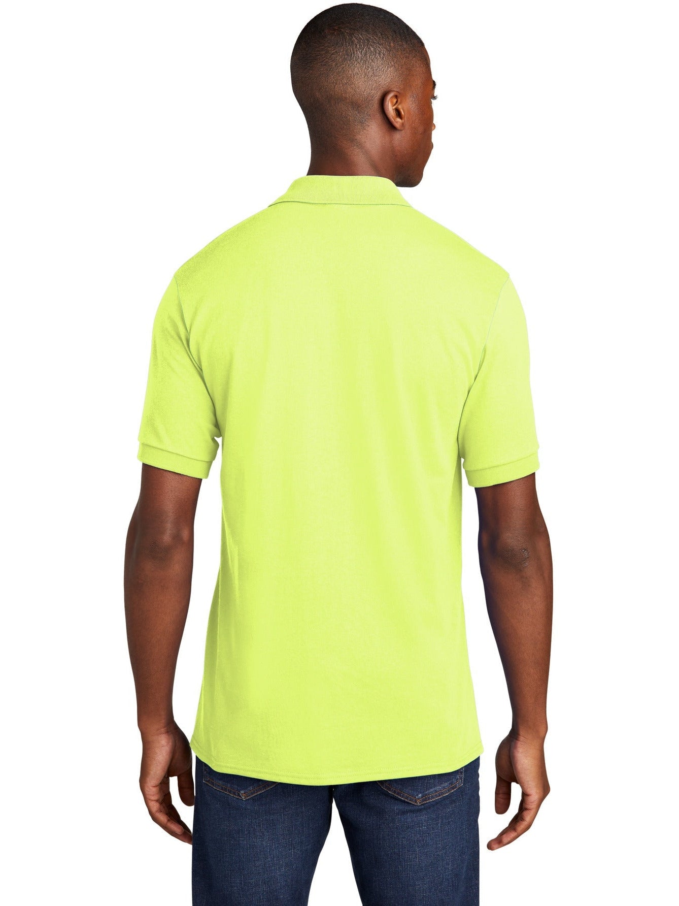 no-logo Port & Company Core Blend Jersey Knit Pocket Polo-Regular-Port & Company-Thread Logic