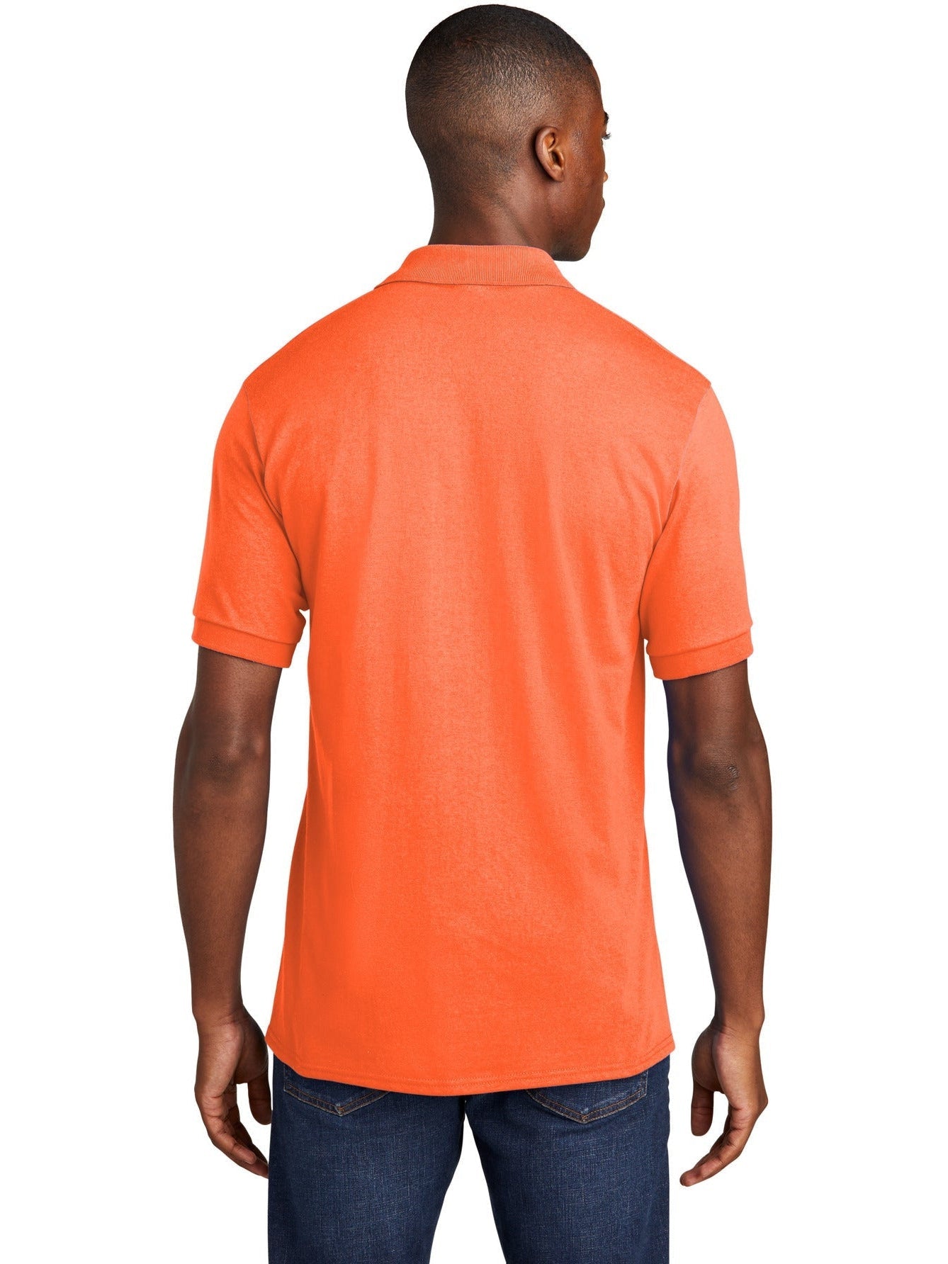 no-logo Port & Company Core Blend Jersey Knit Pocket Polo-Regular-Port & Company-Thread Logic