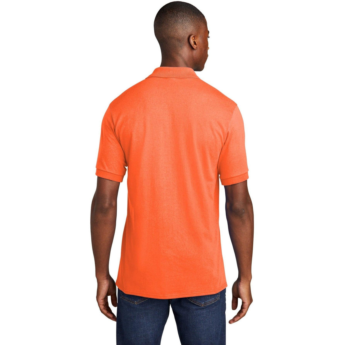 no-logo Port & Company Core Blend Jersey Knit Pocket Polo-Regular-Port & Company-Thread Logic