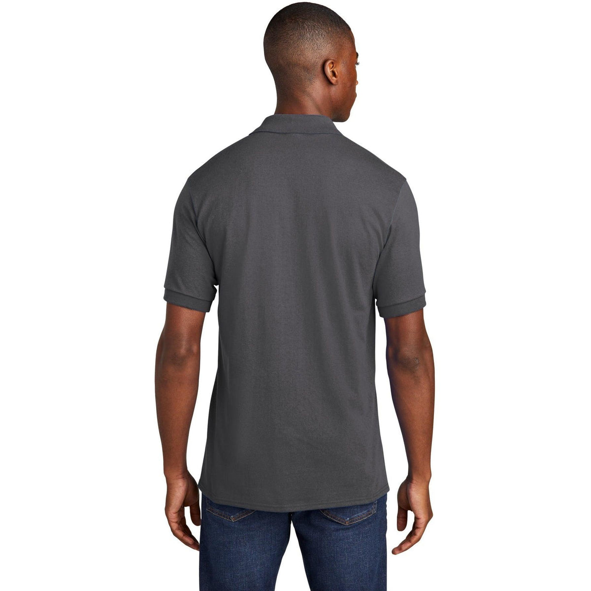 no-logo Port & Company Core Blend Jersey Knit Pocket Polo-Regular-Port & Company-Thread Logic