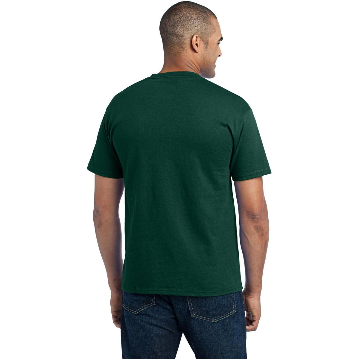no-logo Port & Company Core Blend Pocket Tee-Regular-Port & Company-Thread Logic
