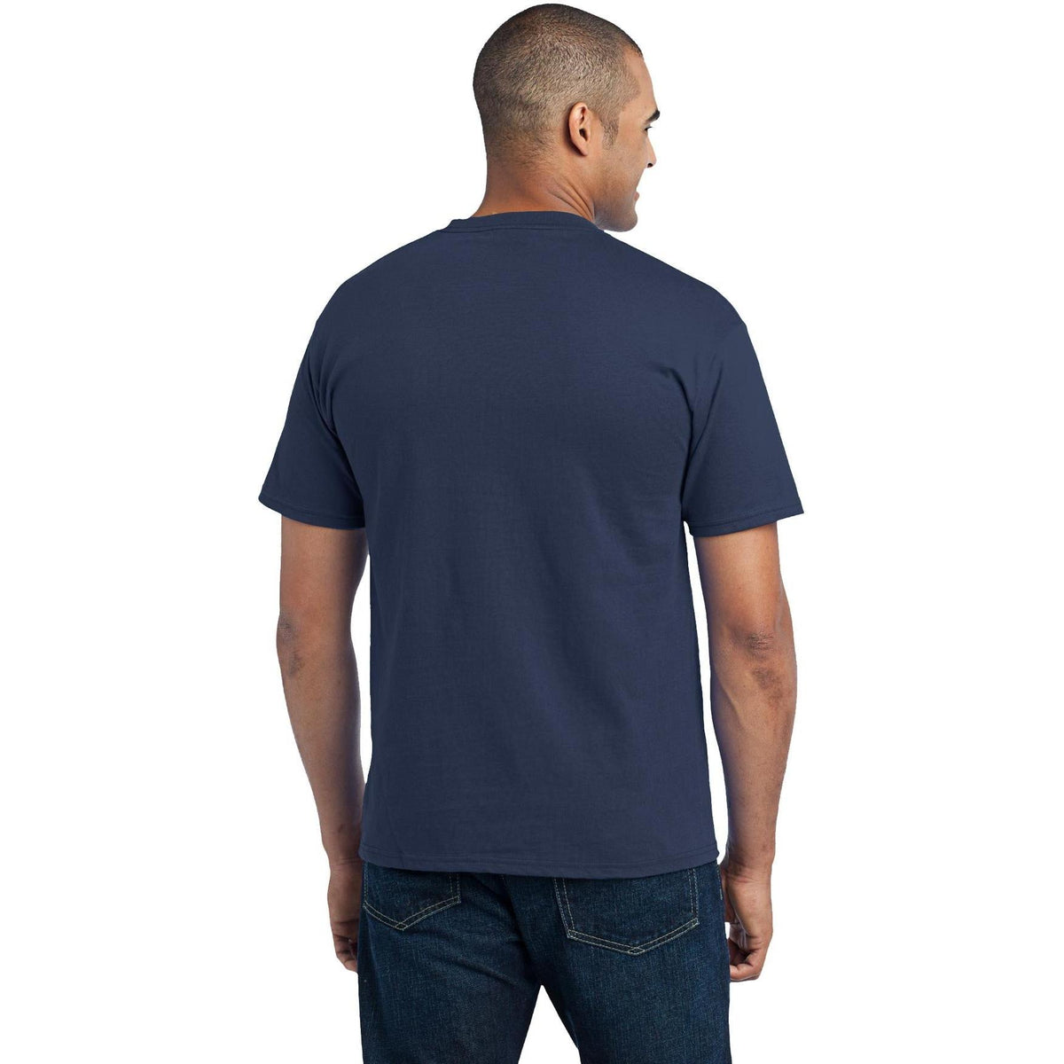 no-logo Port & Company Core Blend Pocket Tee-Regular-Port & Company-Thread Logic
