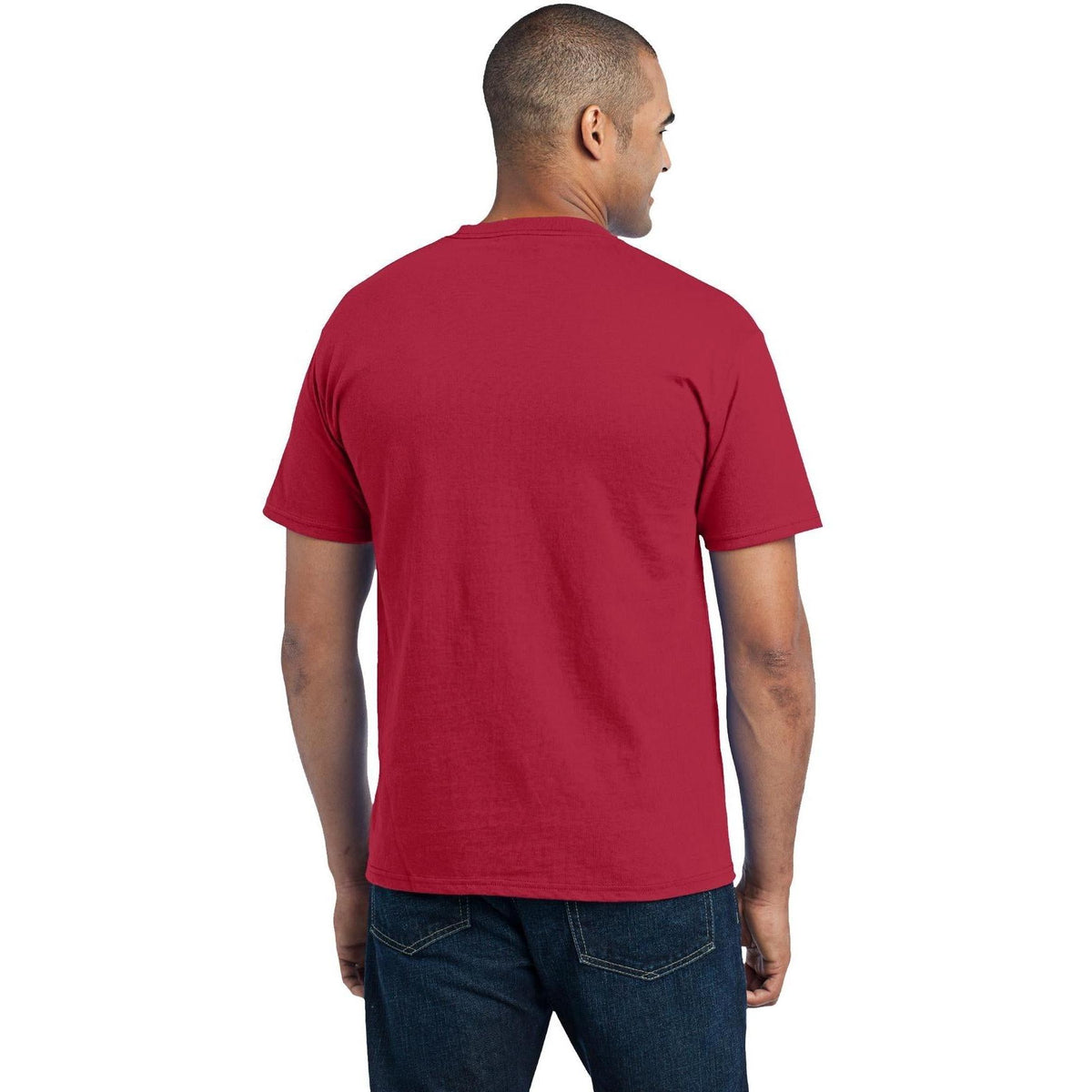 no-logo Port & Company Core Blend Pocket Tee-Regular-Port & Company-Thread Logic