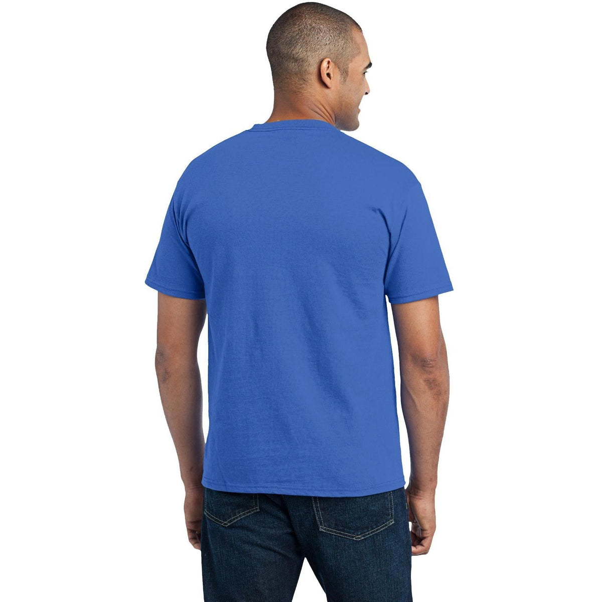 no-logo Port & Company Core Blend Pocket Tee-Regular-Port & Company-Thread Logic