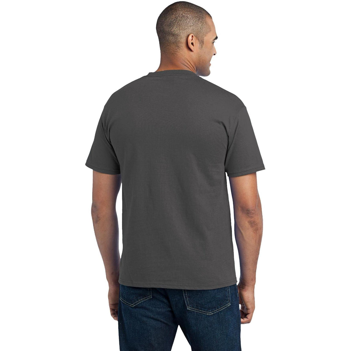 no-logo Port & Company Core Blend Pocket Tee-Regular-Port & Company-Thread Logic