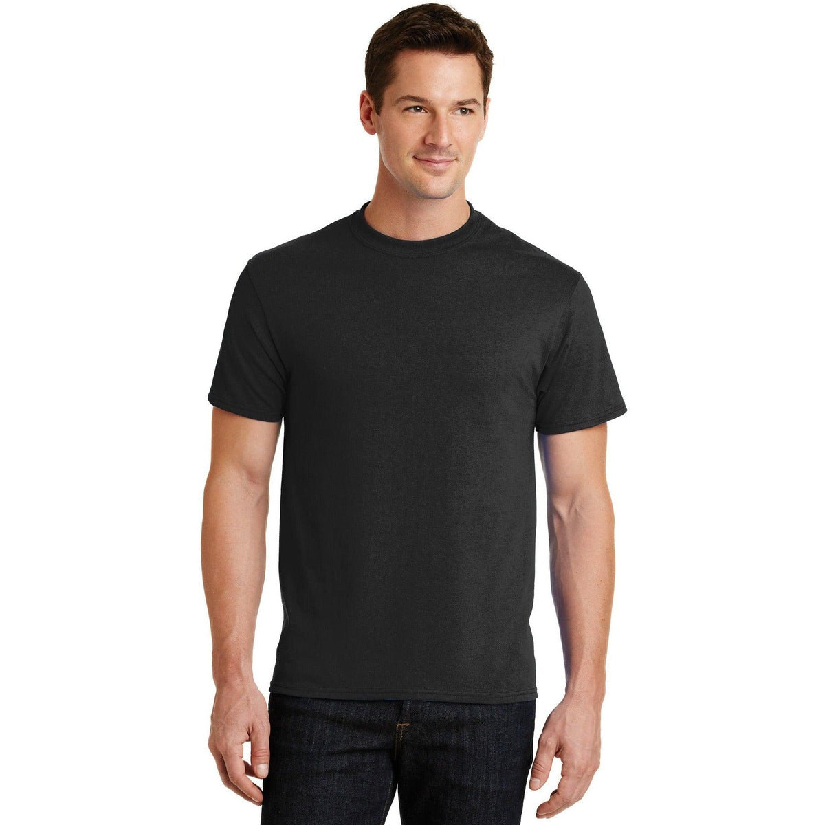 no-logo Port & Company Core Blend Tee-Polos-Port & Company-Thread Logic