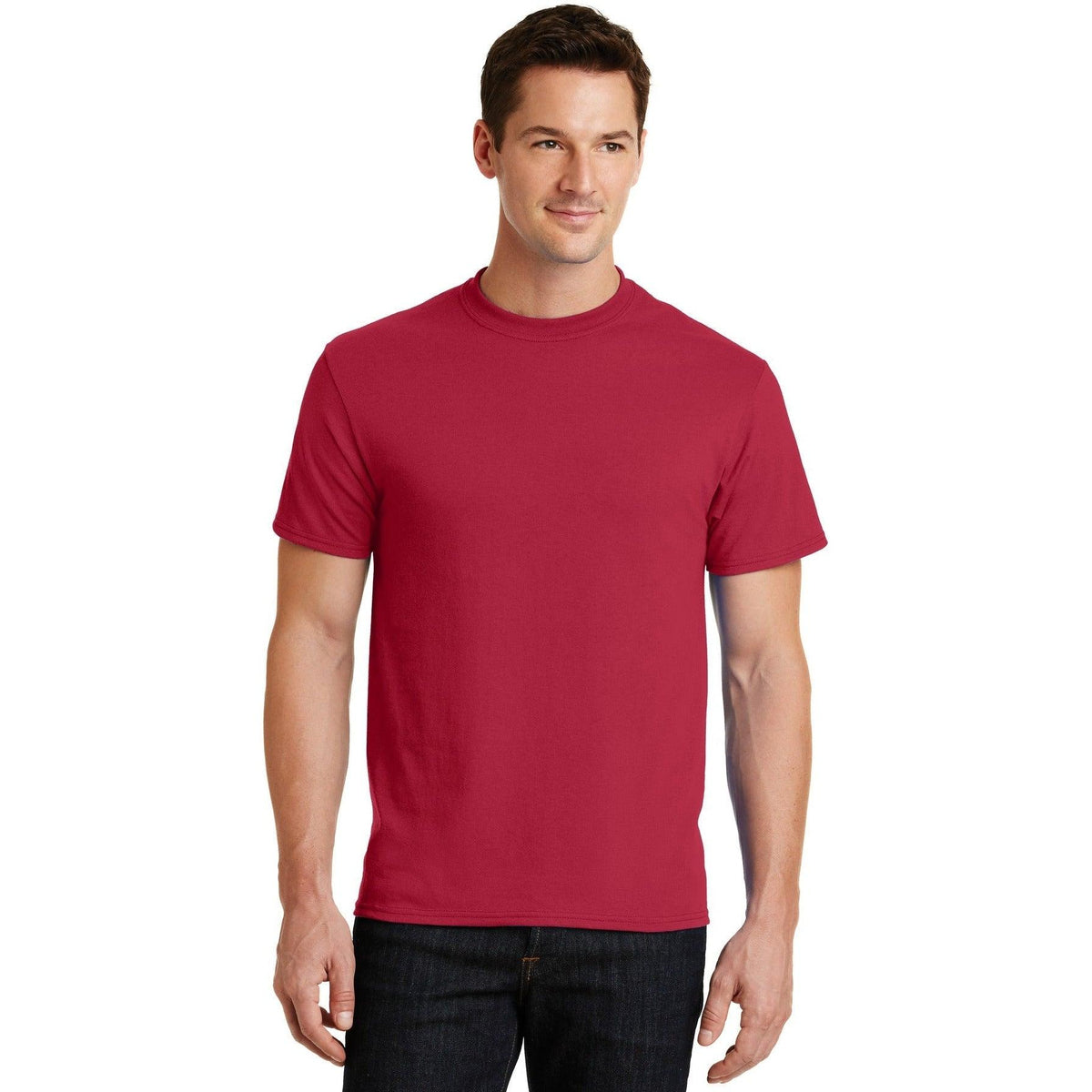 no-logo Port & Company Core Blend Tee-Polos-Port & Company-Thread Logic