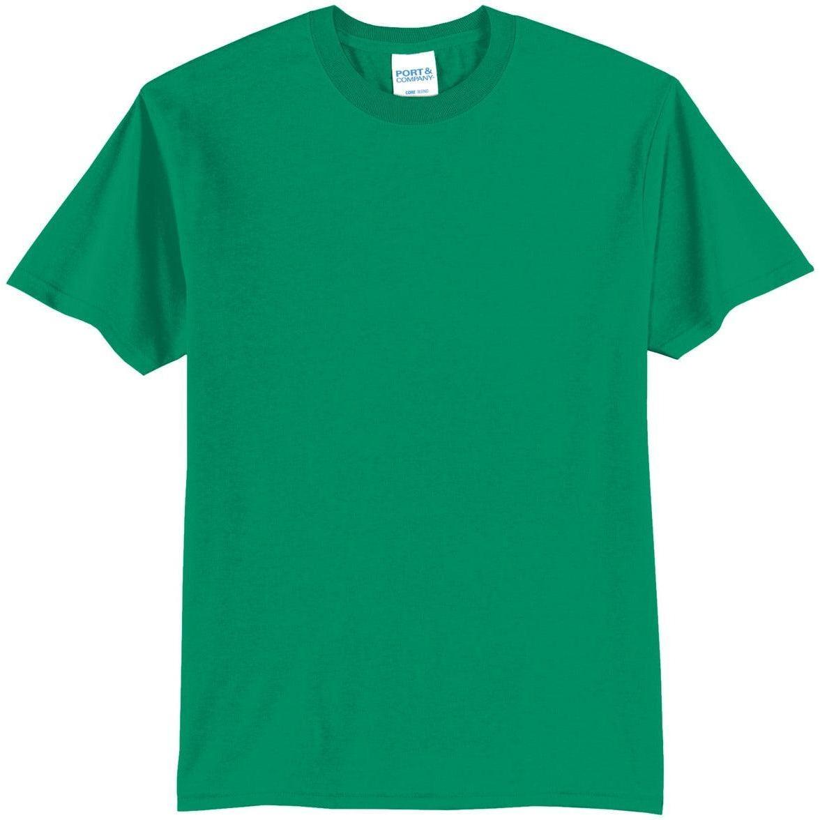 no-logo Port & Company Core Blend Tee-Polos-Port & Company-Kelly-S-Thread Logic