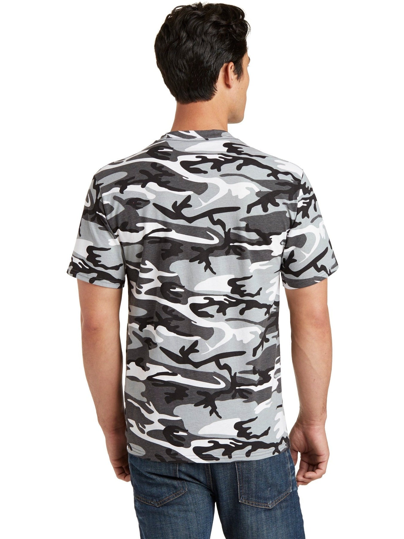 no-logo Port & Company Core Cotton Camo Tee-Regular-Port & Company-Thread Logic