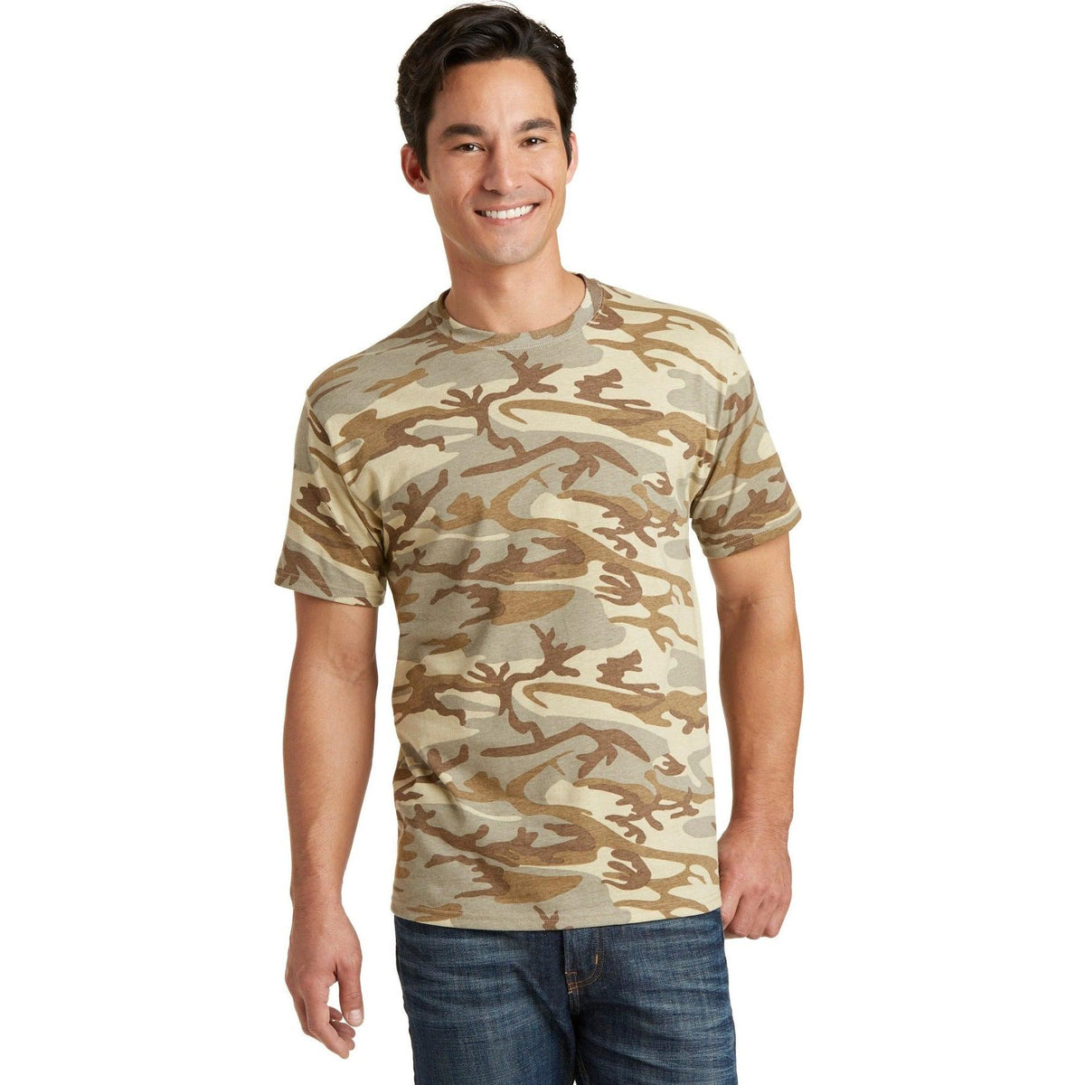no-logo Port & Company Core Cotton Camo Tee-Regular-Port & Company-Thread Logic