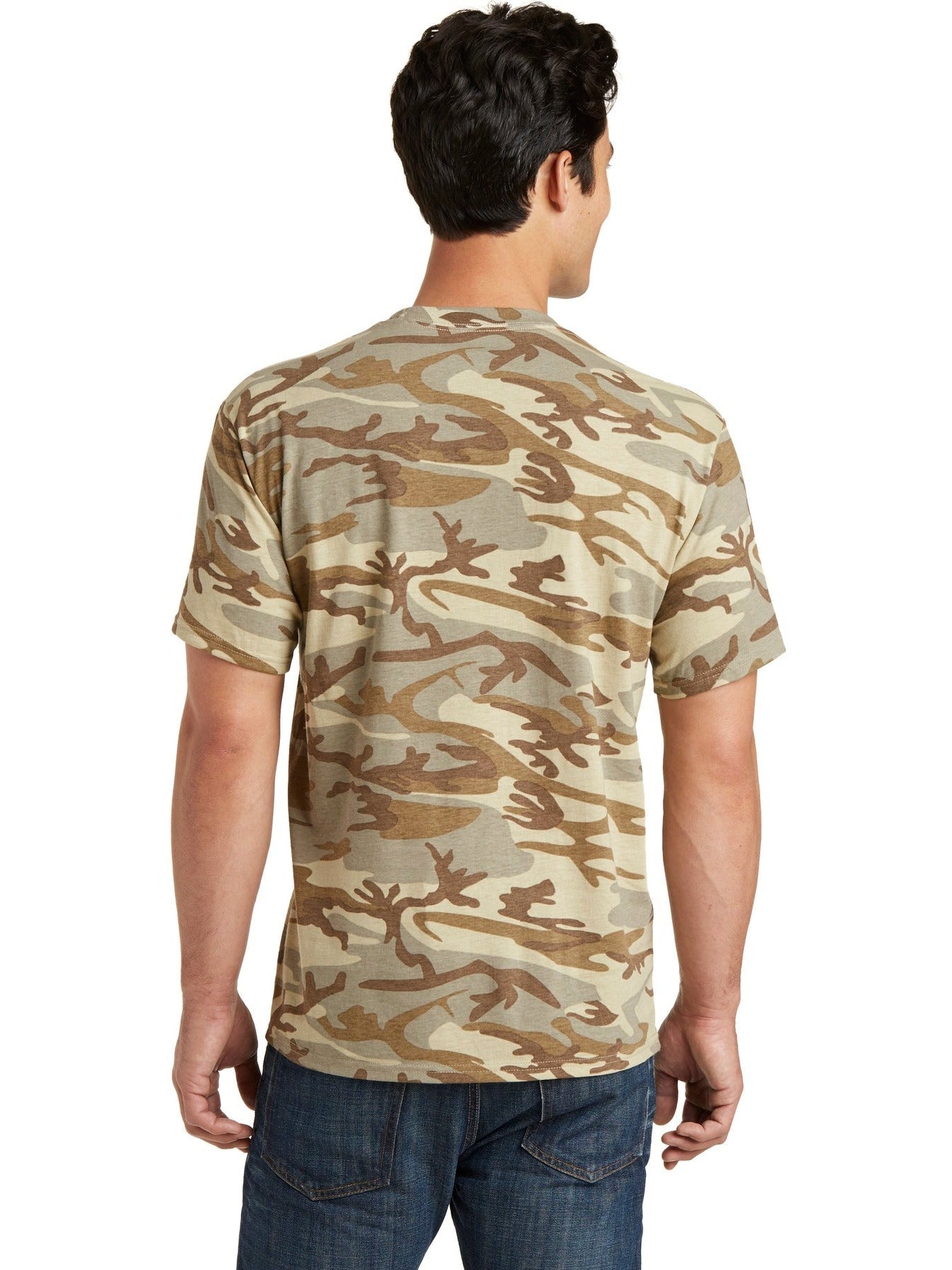 no-logo Port & Company Core Cotton Camo Tee-Regular-Port & Company-Thread Logic