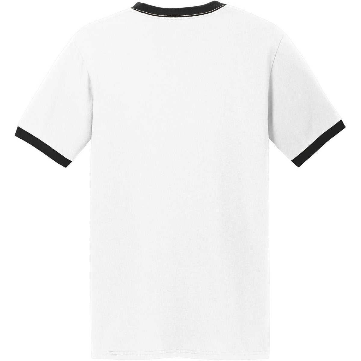 no-logo Port & Company Core Cotton Ringer Tee-Regular-Port & Company-Thread Logic