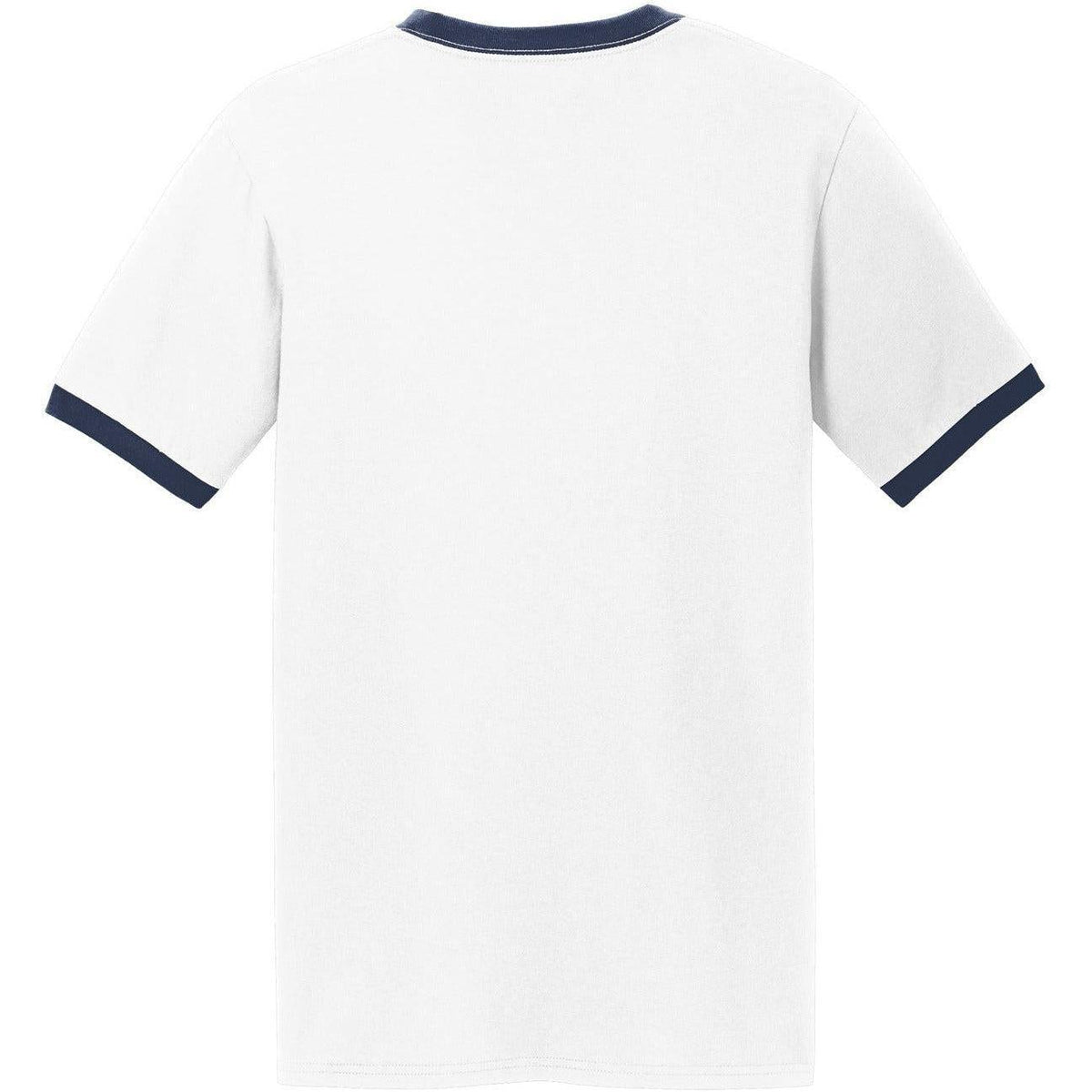 no-logo Port & Company Core Cotton Ringer Tee-Regular-Port & Company-Thread Logic