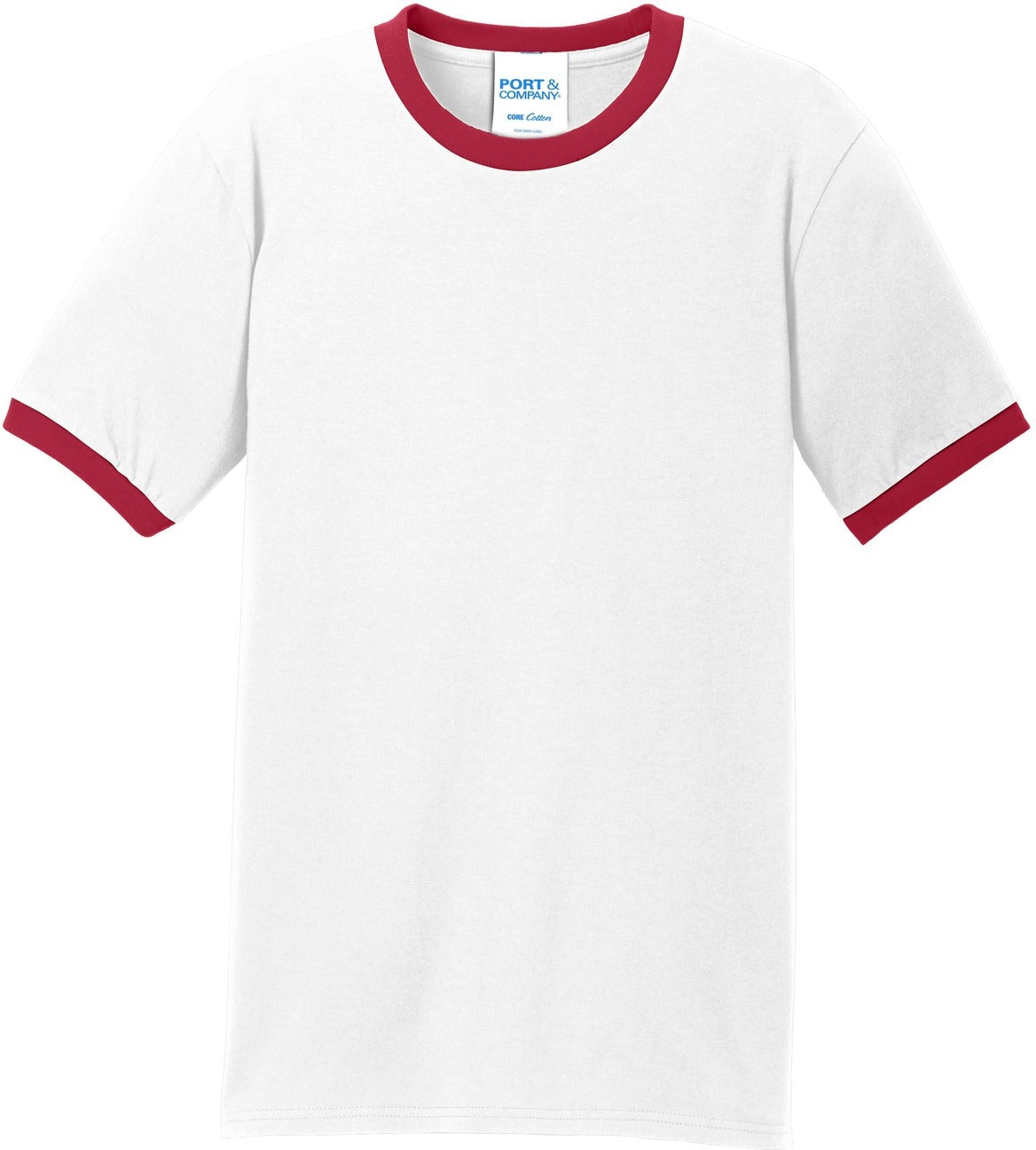 ☆KIRSH☆ Graphic Ringer T-Shirt Navy Ringer Gym T-Shirt with heat transferred logo [MD336-360-OXF