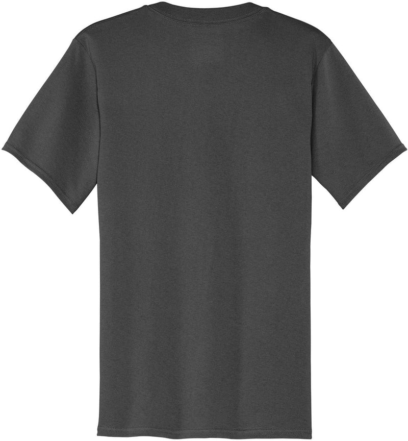 no-logo Port & Company Core Cotton V-Neck Tee-Regular-Port & Company-Thread Logic