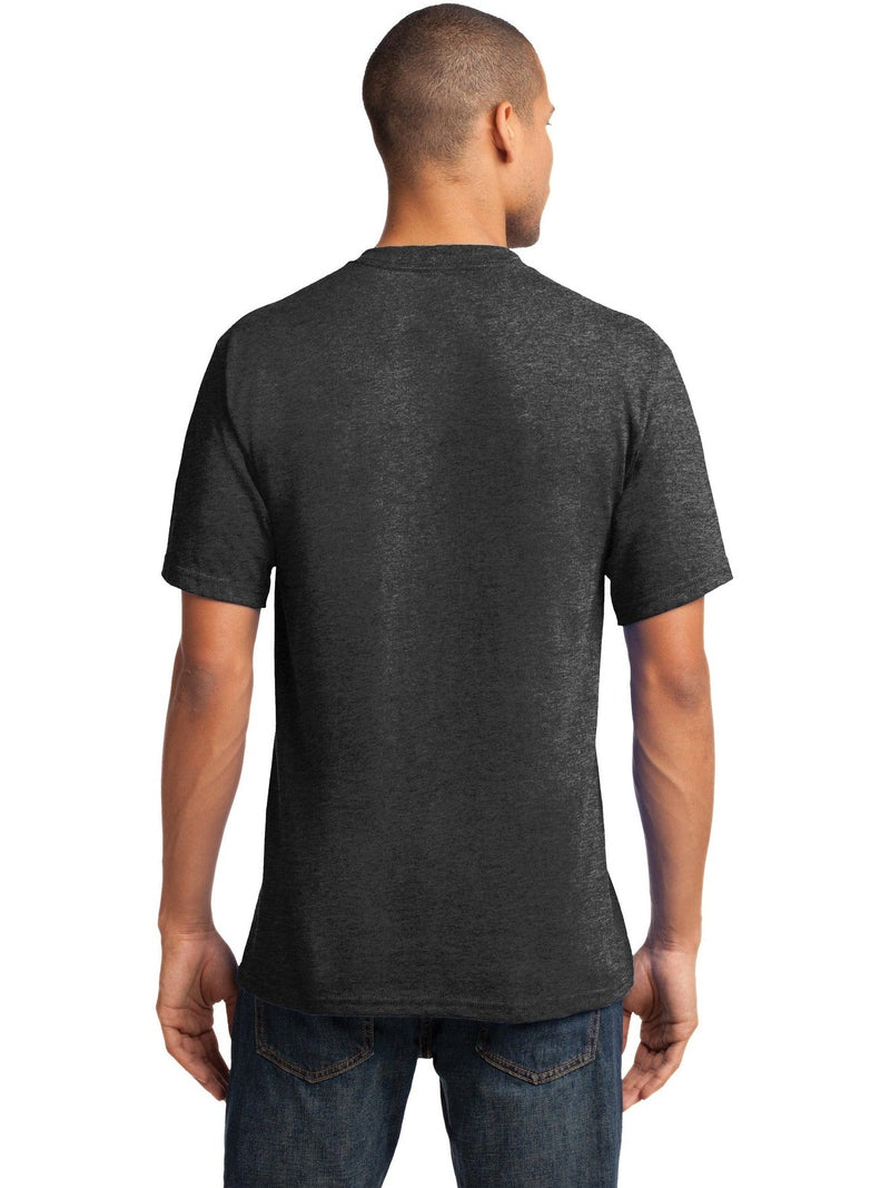 no-logo Port & Company Core Cotton V-Neck Tee-Regular-Port & Company-Thread Logic