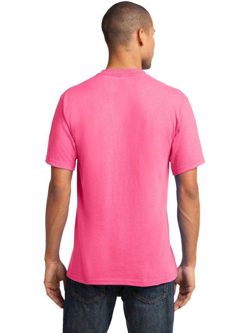 no-logo Port & Company Core Cotton V-Neck Tee-Regular-Port & Company-Thread Logic