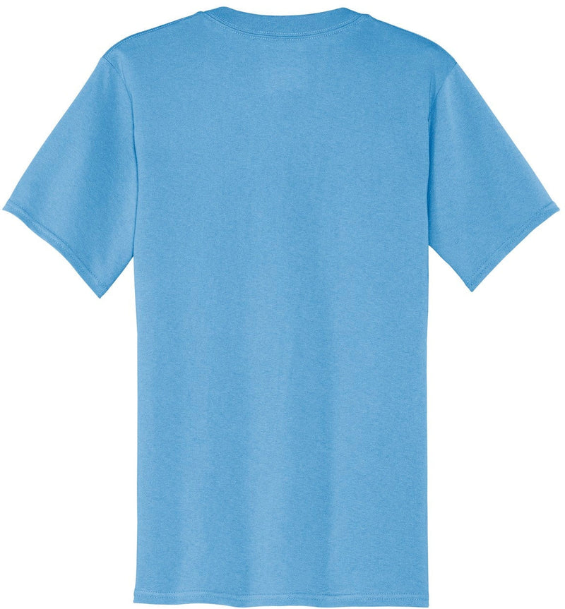 no-logo Port & Company Core Cotton V-Neck Tee-Regular-Port & Company-Thread Logic