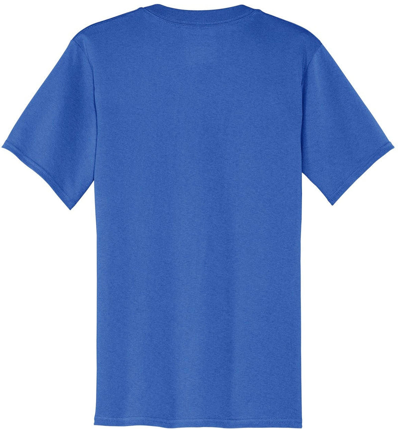 no-logo Port & Company Core Cotton V-Neck Tee-Regular-Port & Company-Thread Logic