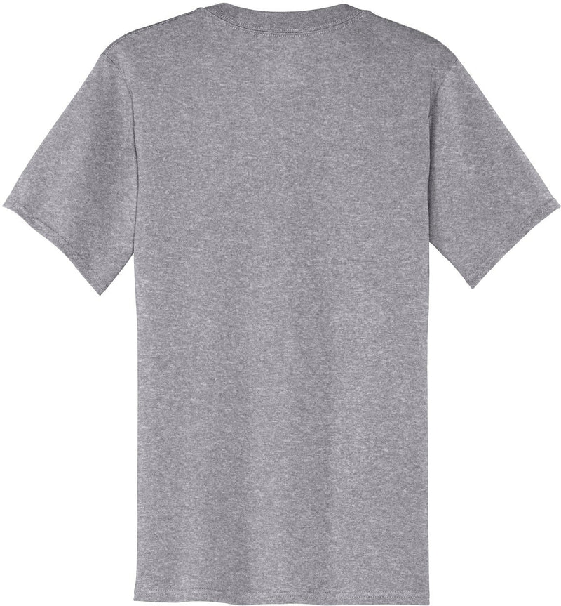 no-logo Port & Company Core Cotton V-Neck Tee-Regular-Port & Company-Thread Logic