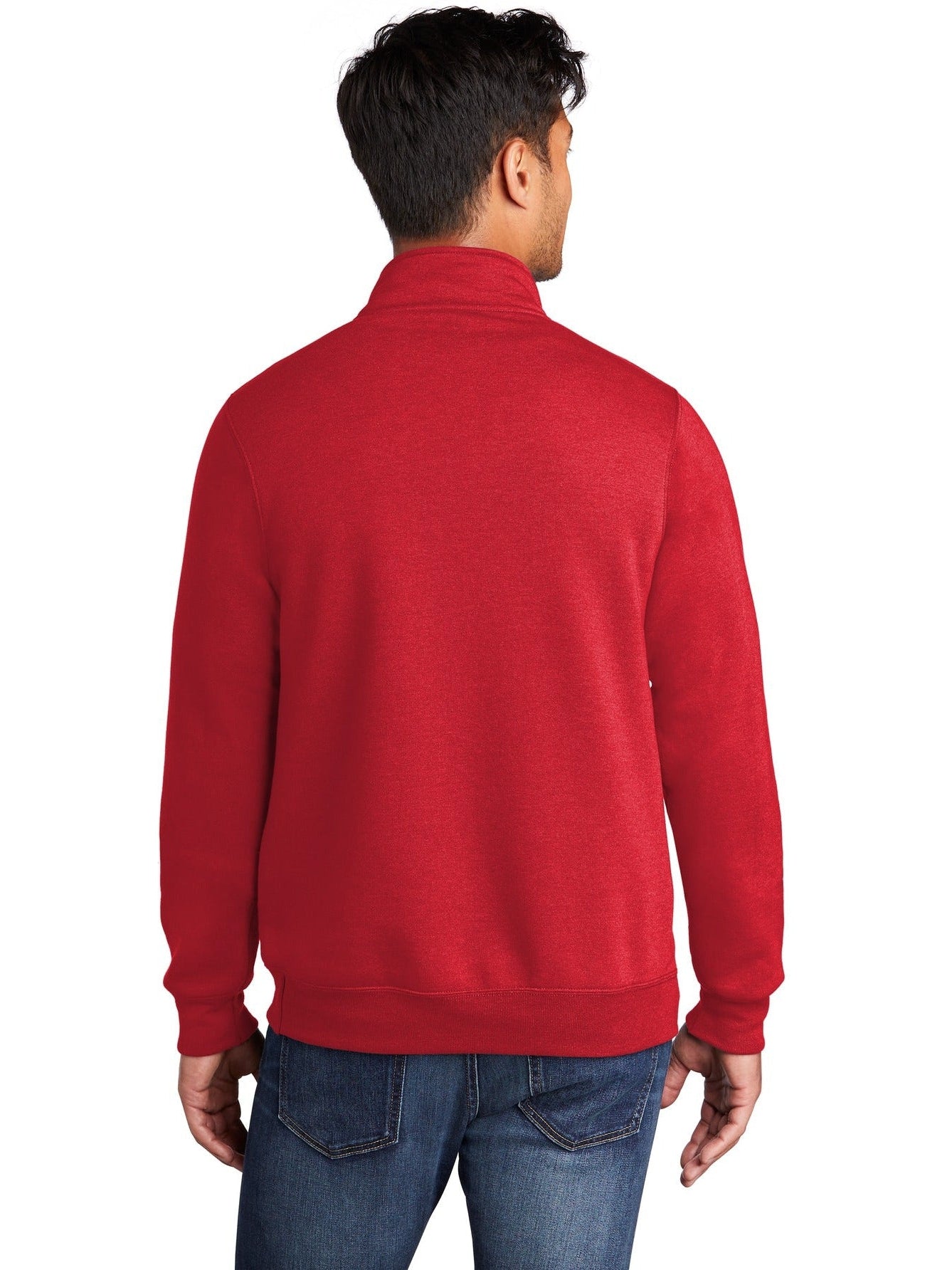 Port & Company PC78Q Quarter-Zip Pullover with Custom Embroidery