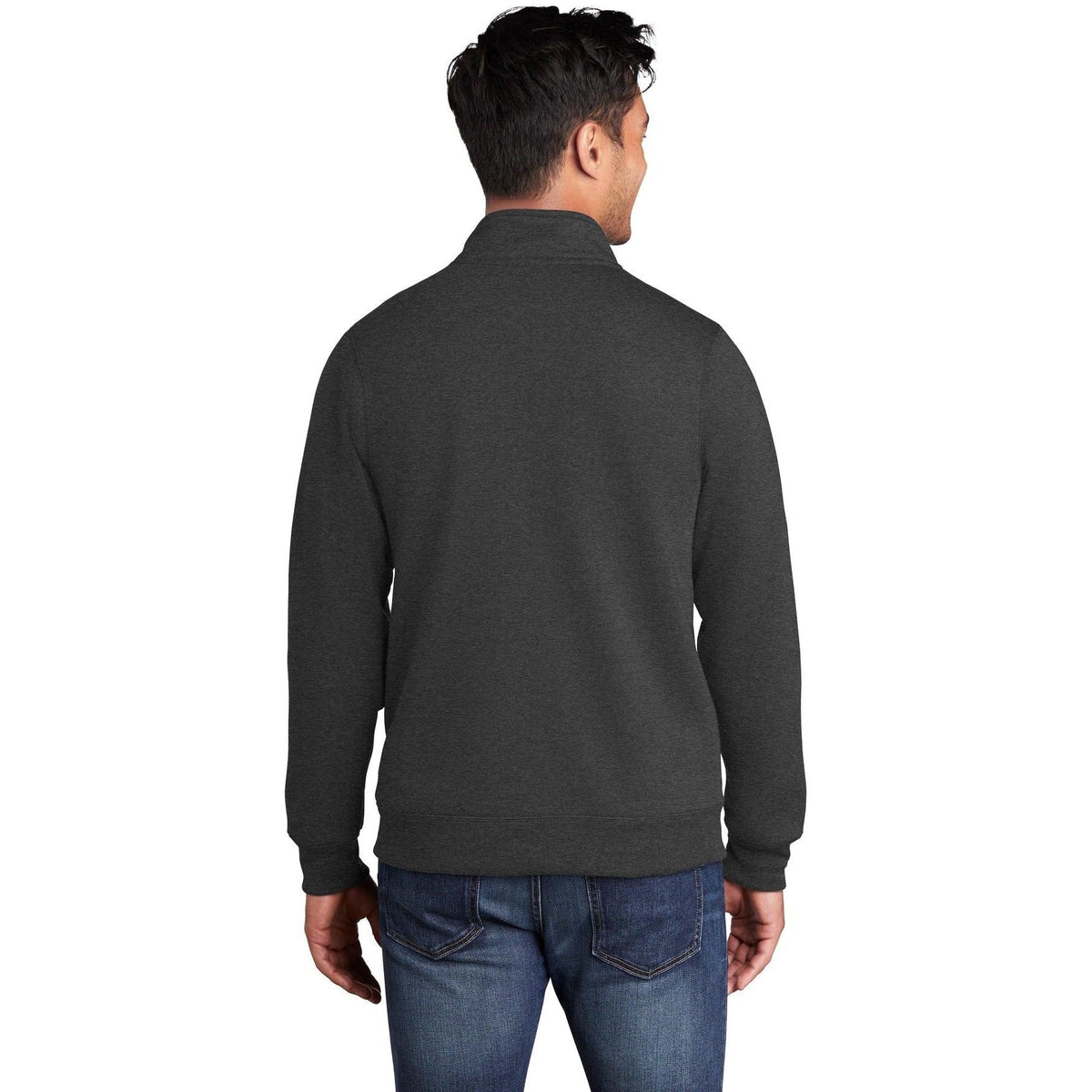 no-logo Port & Company Core Fleece Cadet Full-Zip Sweatshirt-Regular-Port & Company-Thread Logic
