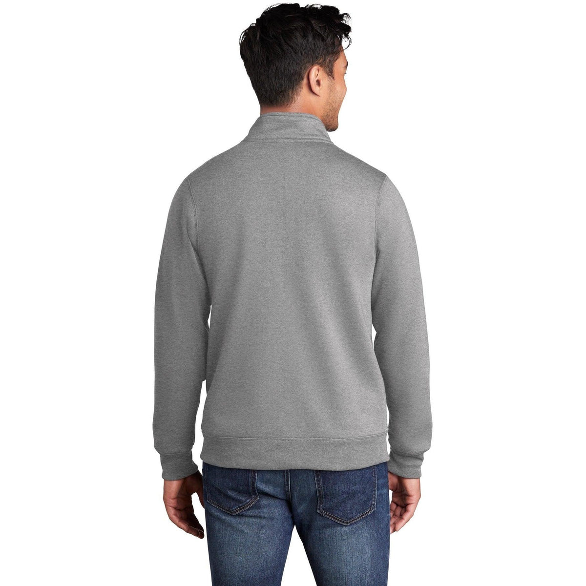 no-logo Port & Company Core Fleece Cadet Full-Zip Sweatshirt-Regular-Port & Company-Thread Logic
