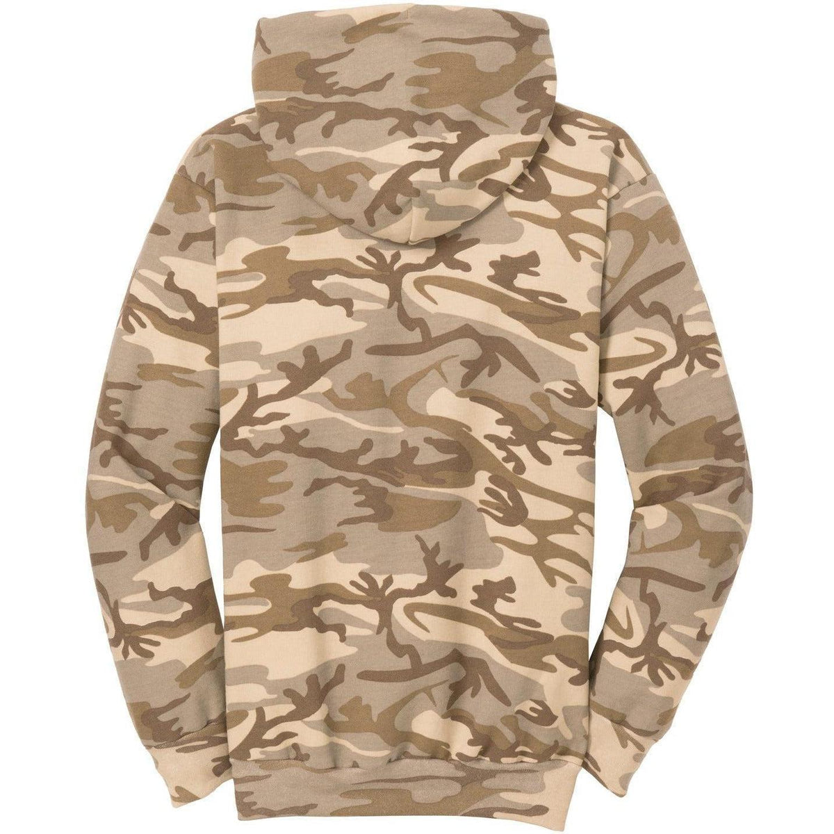 no-logo Port & Company Core Fleece Camo Pullover Hooded Sweatshirt-Hoodies-Port & Company-Thread Logic