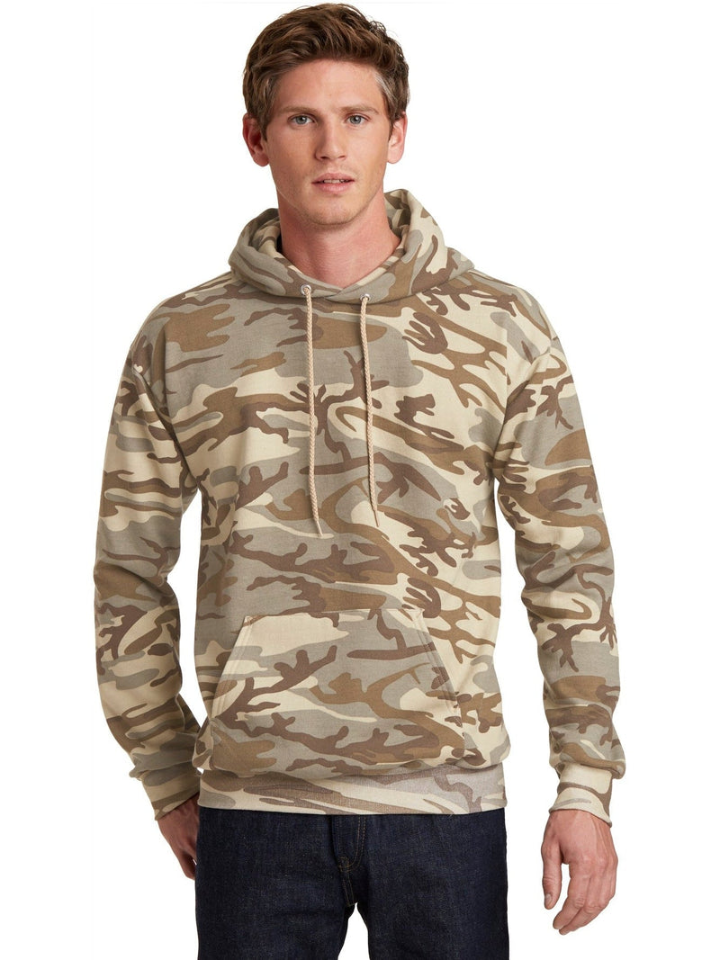 no-logo Port & Company Core Fleece Camo Pullover Hooded Sweatshirt-Regular-Port & Company-Thread Logic