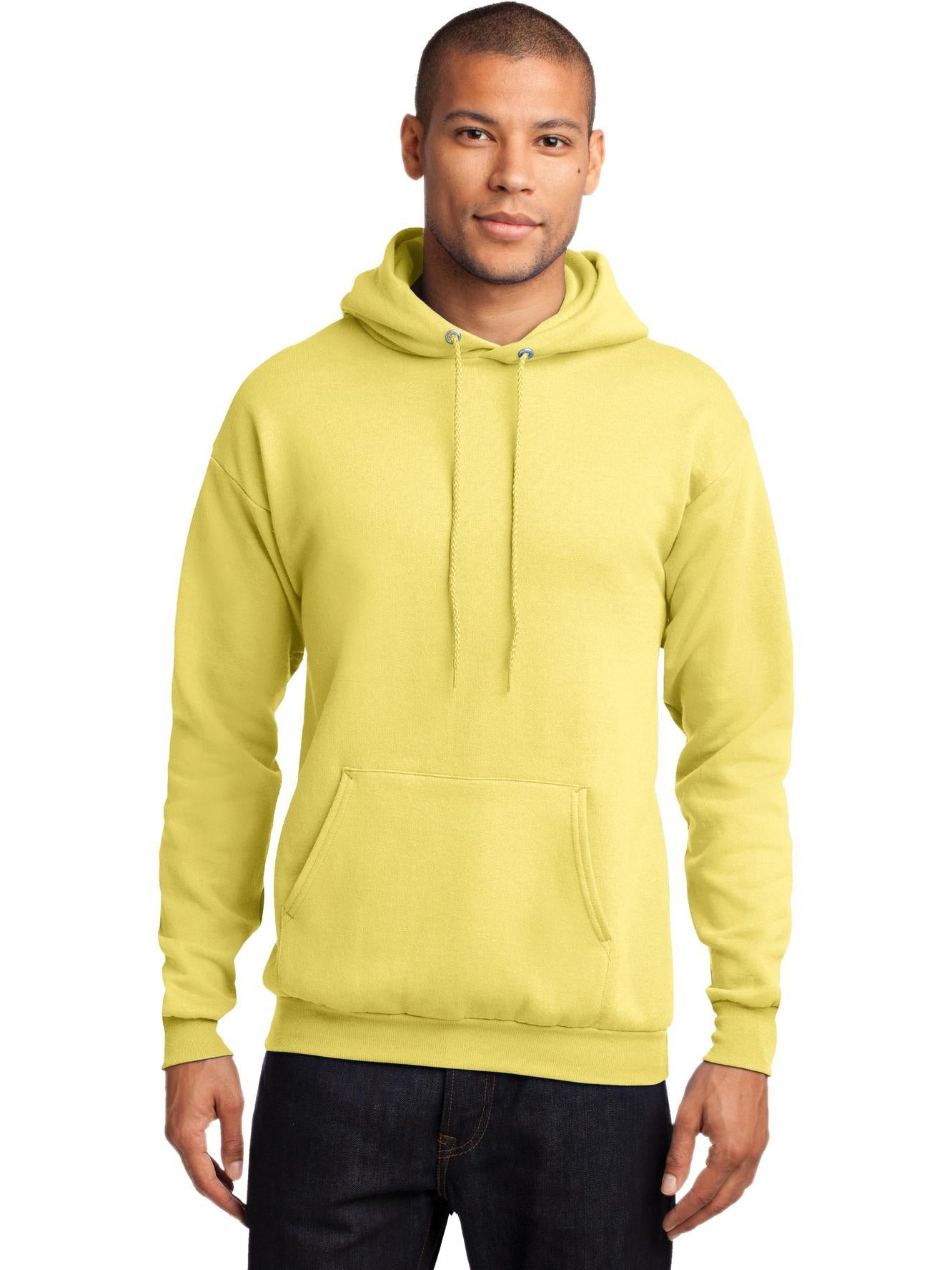 no-logo Port & Company Core Fleece Pullover Hooded Sweatshirt-Regular-Port & Company-Thread Logic