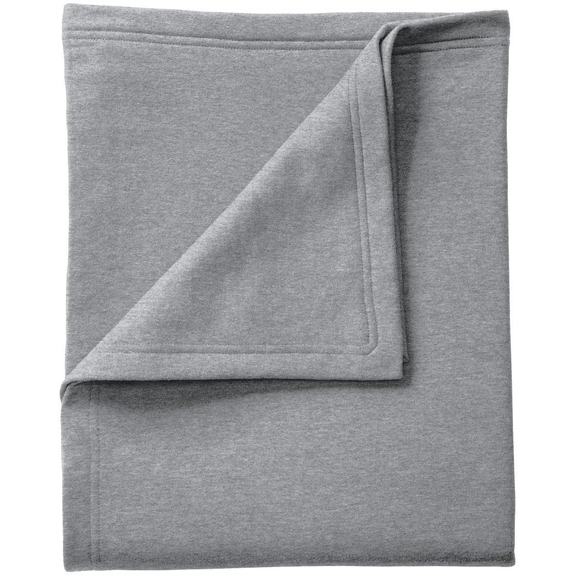 no-logo Port & Company Core Fleece Sweatshirt Blanket-Regular-Port & Company-Athletic Heather-1 Size-Thread Logic
