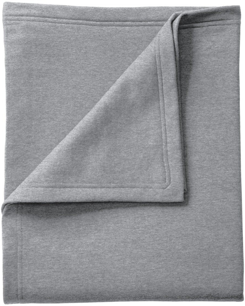 no-logo Port & Company Core Fleece Sweatshirt Blanket-Regular-Port & Company-Athletic Heather-1 Size-Thread Logic