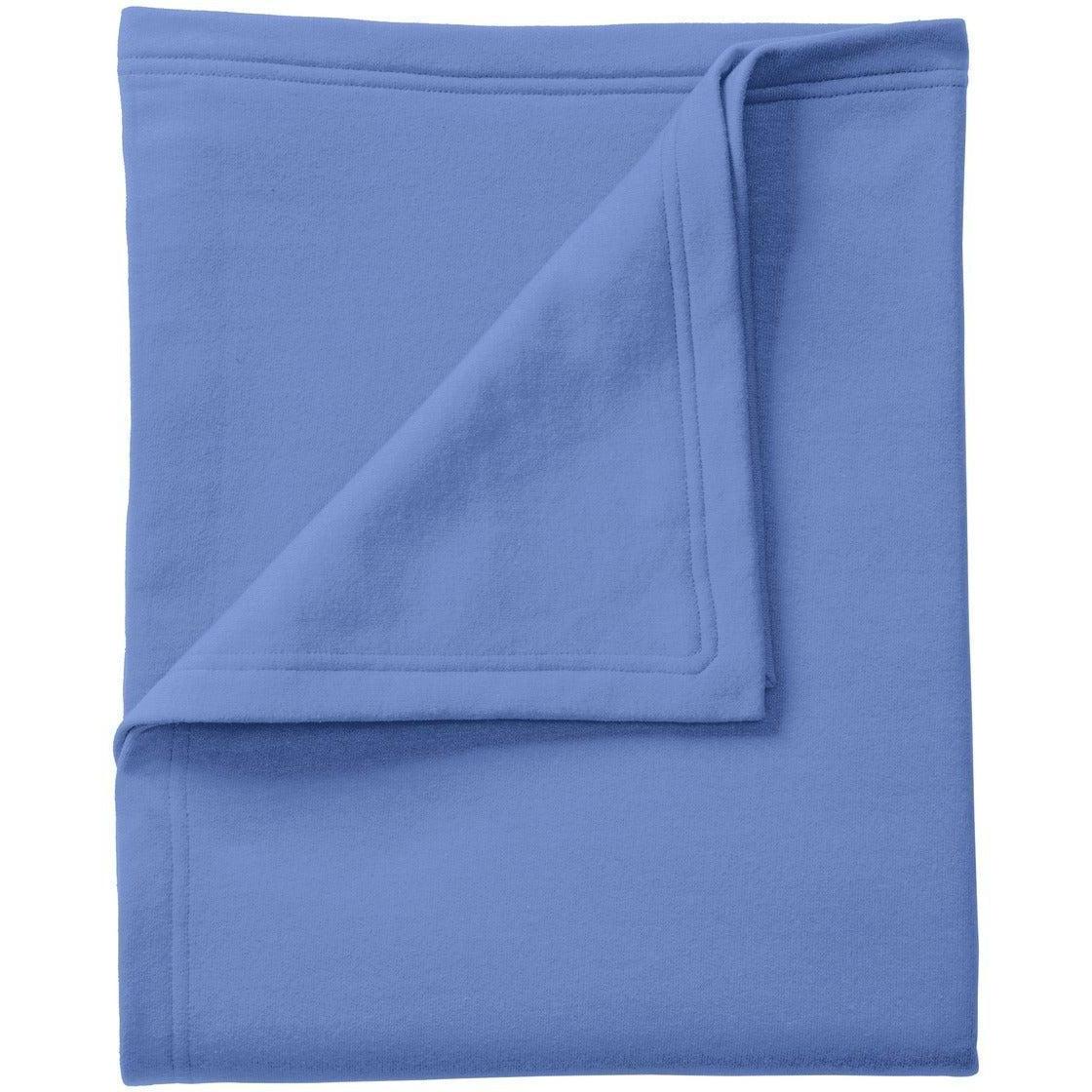 no-logo Port & Company Core Fleece Sweatshirt Blanket-Regular-Port & Company-Carolina Blue-1 Size-Thread Logic