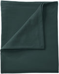 no-logo Port & Company Core Fleece Sweatshirt Blanket-Regular-Port & Company-Dark Green-1 Size-Thread Logic